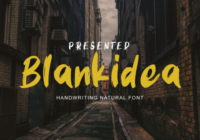 Blankidea Font - Featured Image