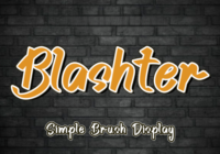 Blashter Font - Featured Image