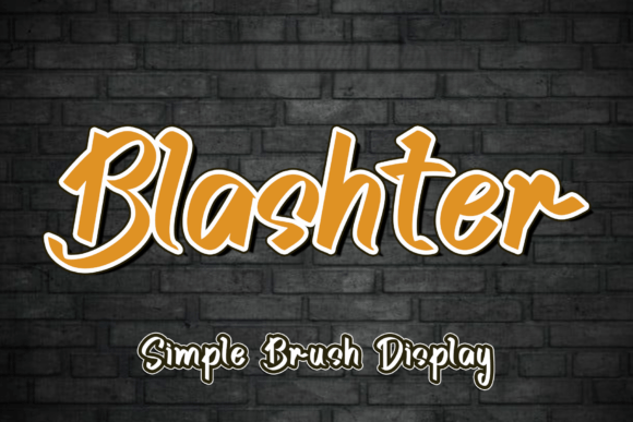 Blashter Font - Featured Image