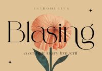 Blasing Font - Featured Image