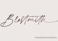 Blastmith Font - Featured Image