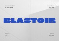 Blastoir Font - Featured Image