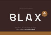 Blax Font - Featured Image
