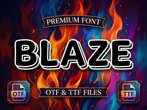Blaze Font - Featured Image