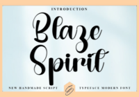 Blaze Spirit Font - Featured Image