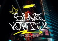 Blaze Vortex Font - Featured Image