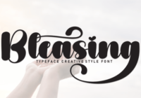 Bleasing Font - Featured Image