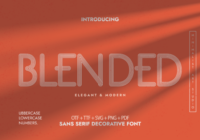 Blended Font - Featured Image