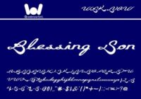 Blessing Son Font - Featured Image