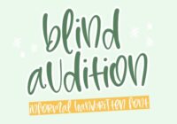 Blind Audition Font - Featured Image
