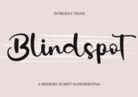 Blindspot Font - Featured Image