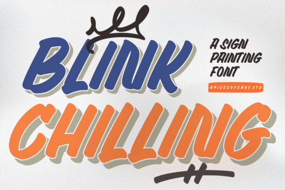 Blink Chilling Font - Featured Image