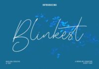 Blinkest Script Font - Featured Image