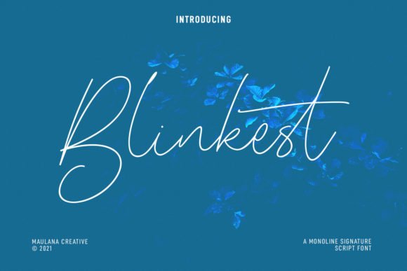 Blinkest Script Font - Featured Image