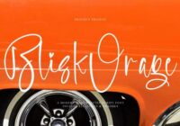 Blisk Orage Font - Featured Image