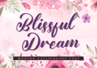 Blissful Dream Font - Featured Image
