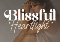 Blissful Heartlight Font - Featured Image