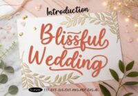 Blissful Wedding Font - Featured Image