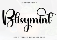 Blisymint Font - Featured Image