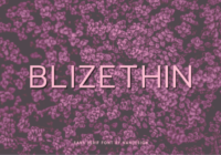 Blizethin Font - Featured Image