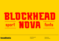 Blockhead Nova Font - Featured Image
