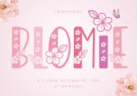 Blomie Font - Featured Image