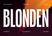 Blonden Font - Featured Image