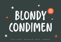 Blondy Condimen Font - Featured Image