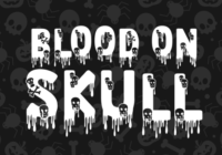 Blood on Skull Font - Featured Image