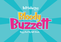 Bloody Buzzett Font - Featured Image