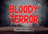 Bloody Terror Font - Featured Image