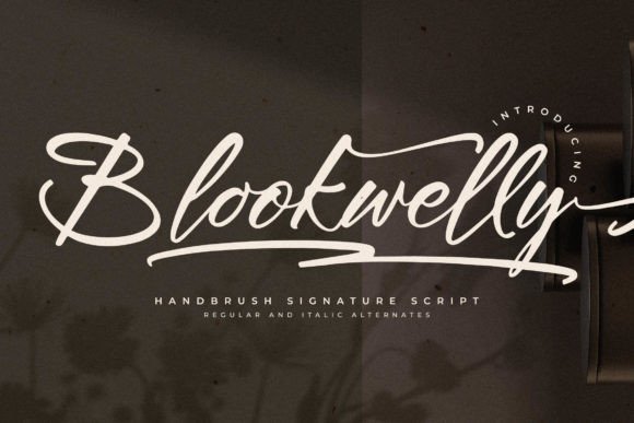 Blookwelly Font - Featured Image