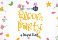 Bloom Party Font - Featured Image