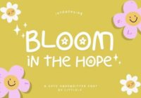 Bloom in the Hope Font - Featured Image