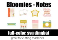 Bloomies Notes Font - Featured Image