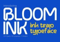 Bloomink Font - Featured Image