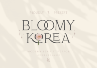 Bloomy Korea Font - Featured Image