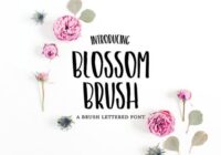 Blossom Brush Font - Featured Image
