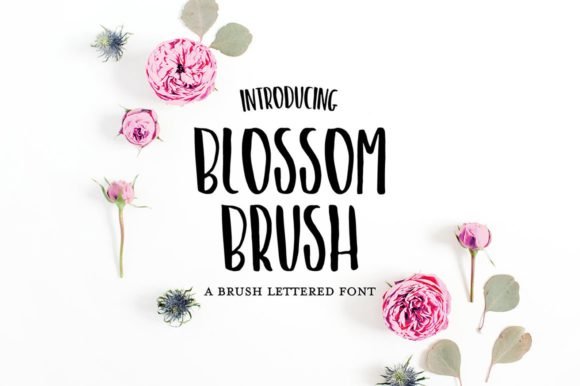 Blossom Brush Font - Featured Image