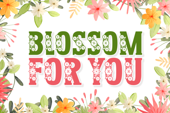 Blossom for You Font - Featured Image