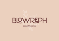 Blowreph Font - Featured Image