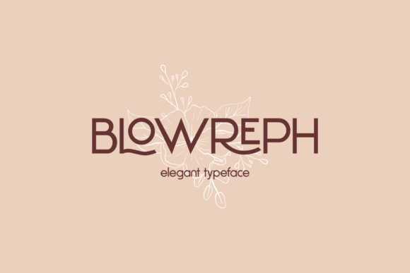 Blowreph Font - Featured Image