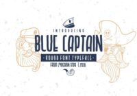 Blue Captain Font - Featured Image