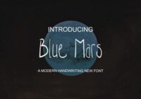 Blue Mars Font - Featured Image