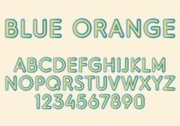 Blue Orange Font - Featured Image