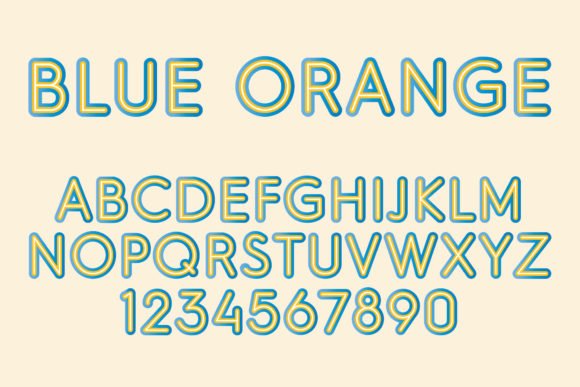 Blue Orange Font - Featured Image