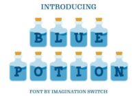 Blue Potion Font - Featured Image