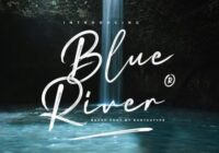 Blue River Font - Featured Image