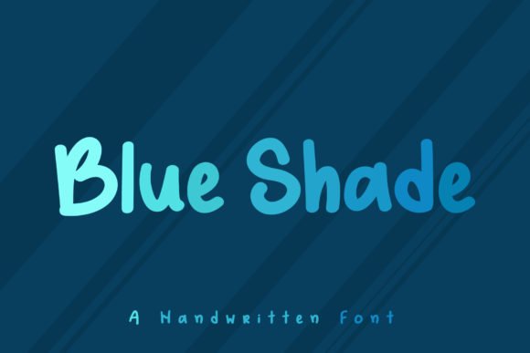 Blue Shade Font - Featured Image
