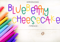 Blueberry Cheesecake Font - Featured Image